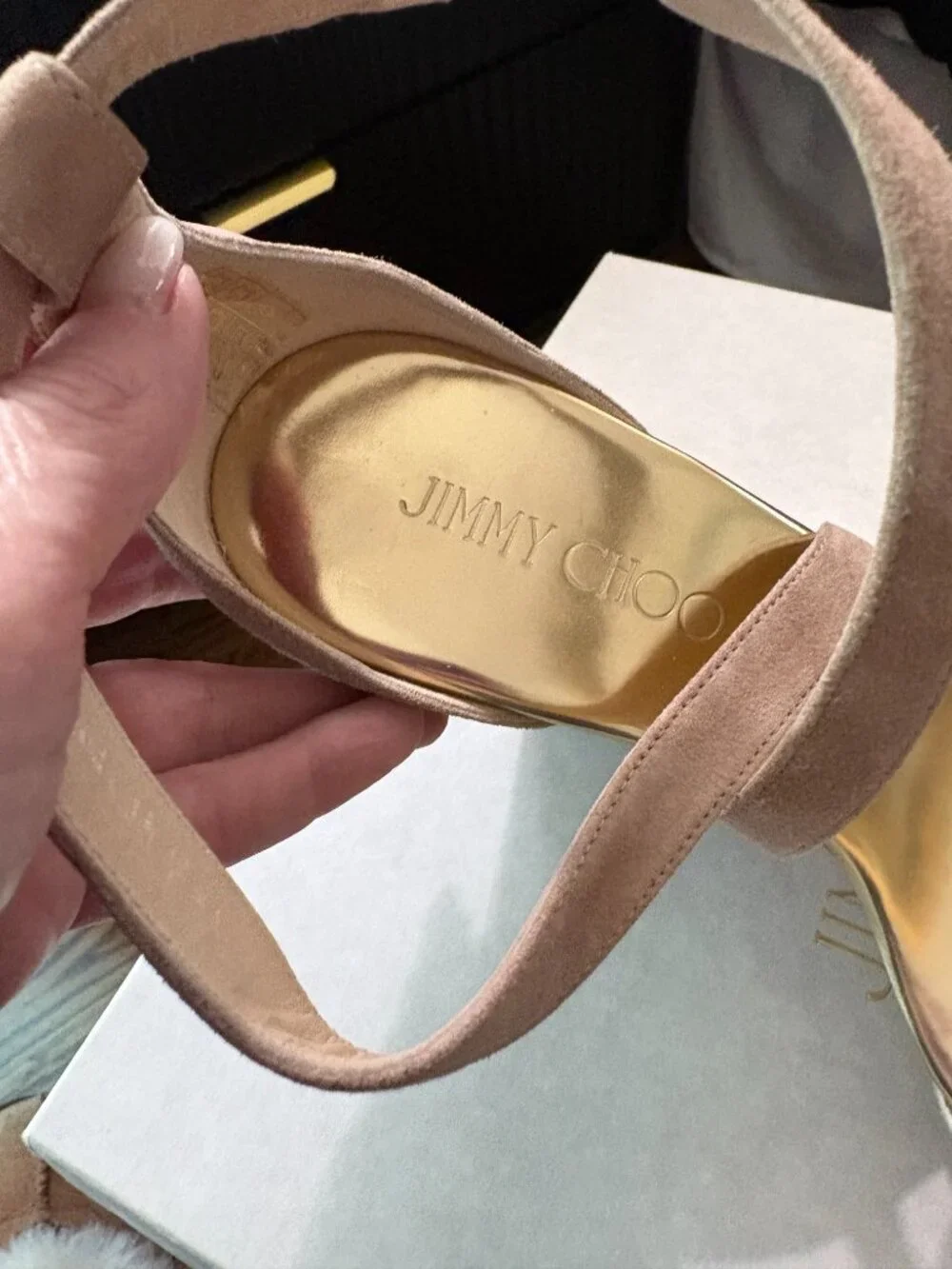 Jimmy Choo Portia wedge sandals 8/38